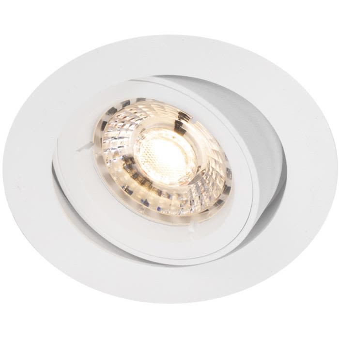 Comfort Quick Outdoor LED-downlight GU10 Hvid 3000K, 470 lm, 5,8W, 36° spredning, tilt 30°. Hulmål Ø85mm. IP23 PROFESSIONEL