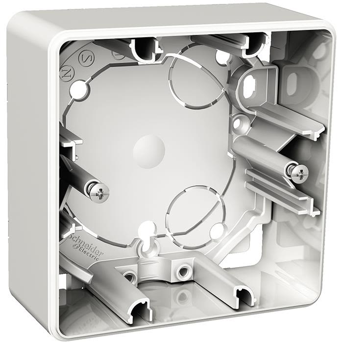 Schneider Electric Exxact WDE002361 Förhöjningsdosa utanpåliggande, 35 mm djup 1 fack