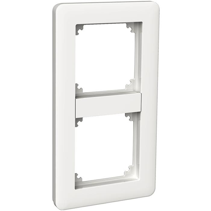 Schneider Electric Exxact Primo Kombinationsram vit, blank 2 fack