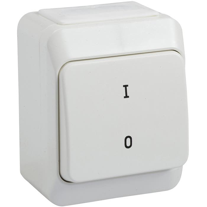 Schneider Electric Aqua Stark 183500600 Strömbrytare 2-pol, vit