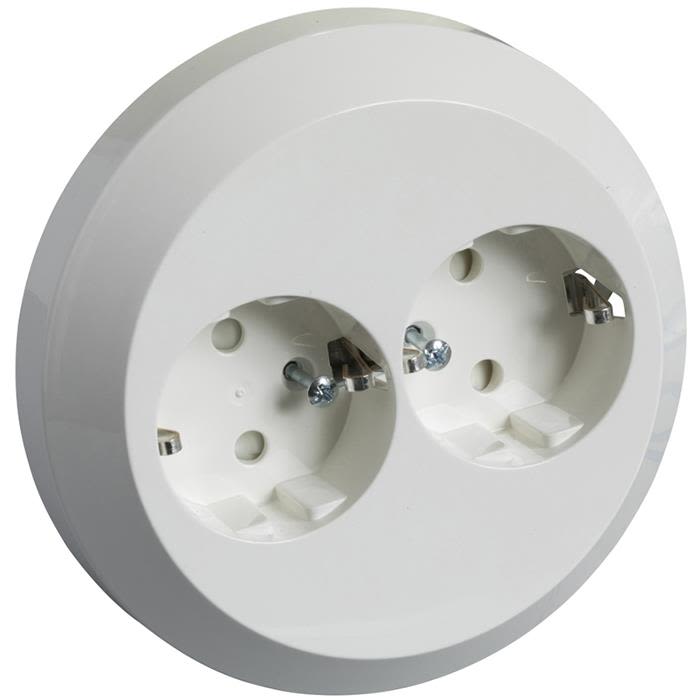 Schneider Electric 189505500 Lamputtag jordat, 2-vägs, för takdosa