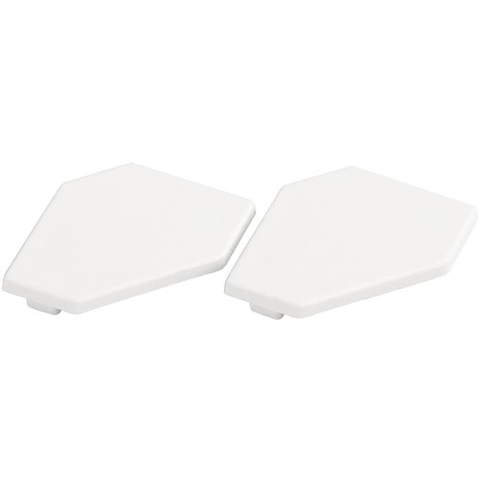 Hide-a-Lite Art Corner Endestykke hvit, 2-pakk