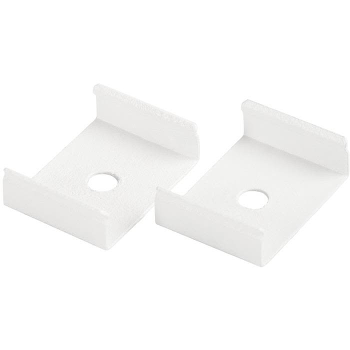 Hide-a-Lite 7504042 Monteringsclips till Art profiler, vit, 2-pack