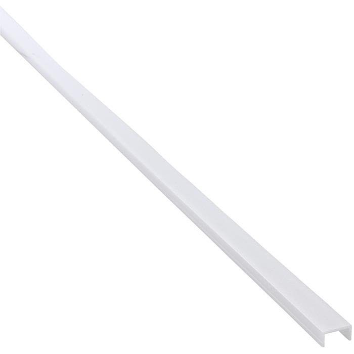Hide-a-Lite U-profil Hög Täcklock till aluminiumprofiler, 2 m Opal