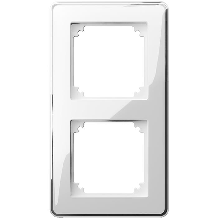 Schneider Electric Exxact Design Ram transparent, med dekorinlägg 2 fack