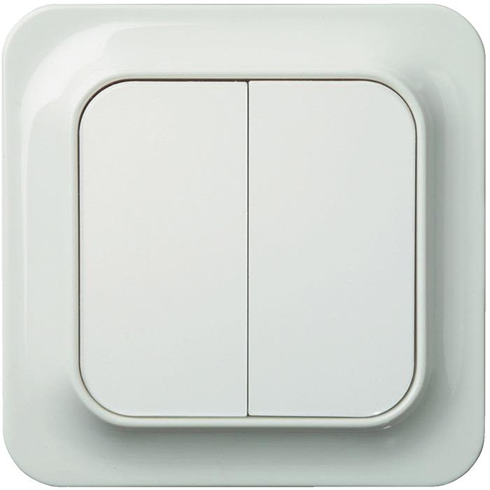 Schneider Electric Trend 183012700 Strömbrytare vit Dubbeltrapp