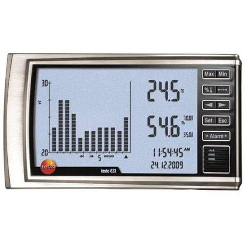 Testo 623, Digitalt, Rektangulær, AA, -10 - 60 °C, -20 - 60 °C, 185 mm