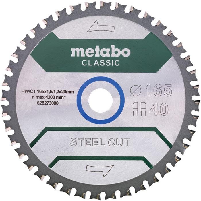 Metabo 628273000 Sågklinga 165x20 mm Z40 WZ 4