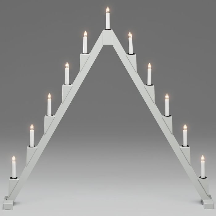 3592-370 Lysestake grå, 11 lys