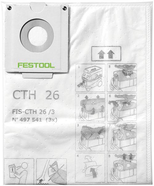 Festool FIS-CTH 26/3 Säkerhetsfiltersäck 3-pack