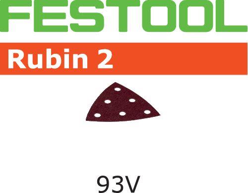 Festool STF RU2 Slippapper V93, 6-hålat, 50-pack P80