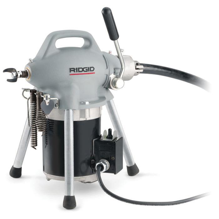 Ridgid K-50 Seksjonskabelmaskin med A17-A- og A17-B-adapter, 300 W