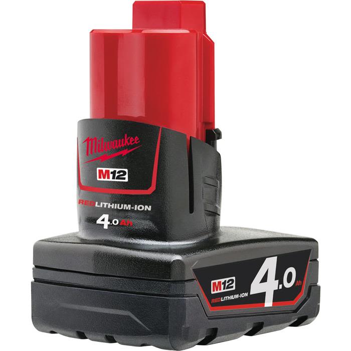 Milwaukee M12 B4 12V Batteri 4,0Ah