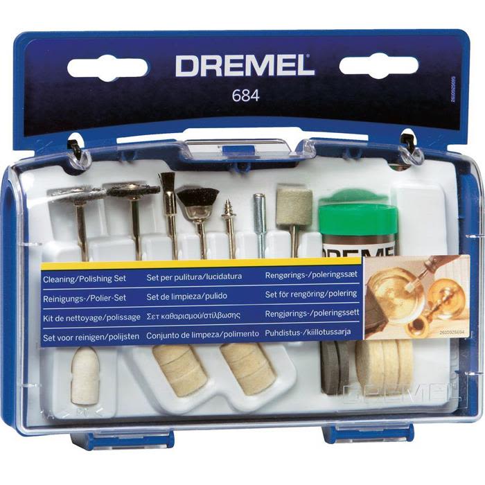 Dremel 684 - Tilbehørssett for roterende verktøy - 20 deler - for Dremel 3000, 4000, 4200, 7700, 8100, 8200
