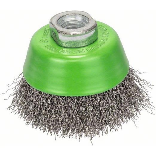 Bosch Koppbørste, krympet, 65, rustfri 65 mm, 0,3 mm, M14