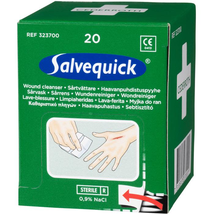Salvequick 323700 Sårtvättare 20st