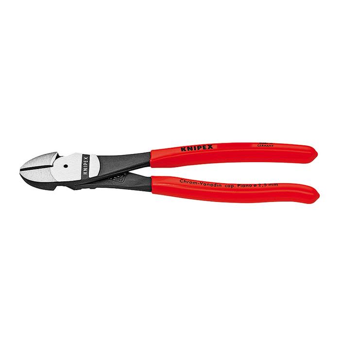 Knipex 74 01 160, Diagonal tang, Kromvanadiumstål, Plast, Rød, 160 mm, 178 g