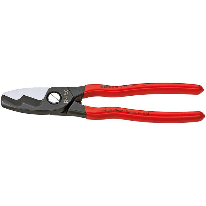 KNIPEX Kabelsakser, med dobbelskjær