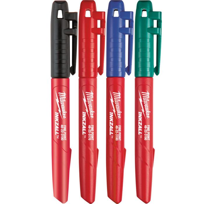 Milwaukee Inkzall Markörpenna 4-pack