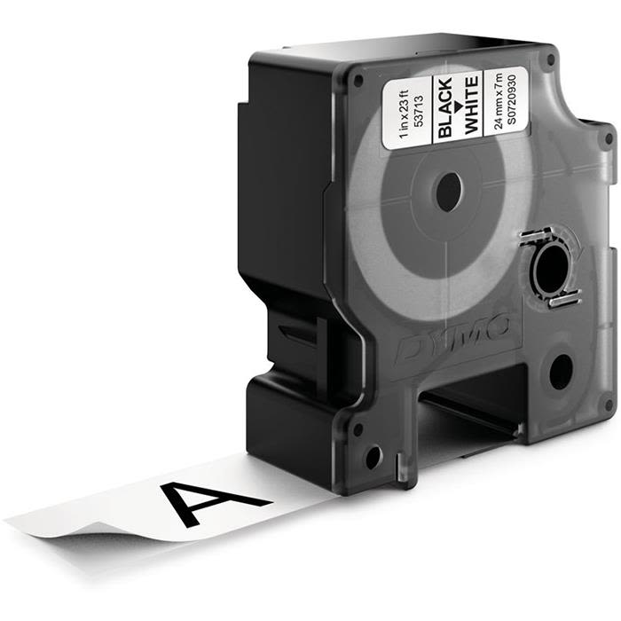 Dymo Tape D1 24mm Svart/hvit