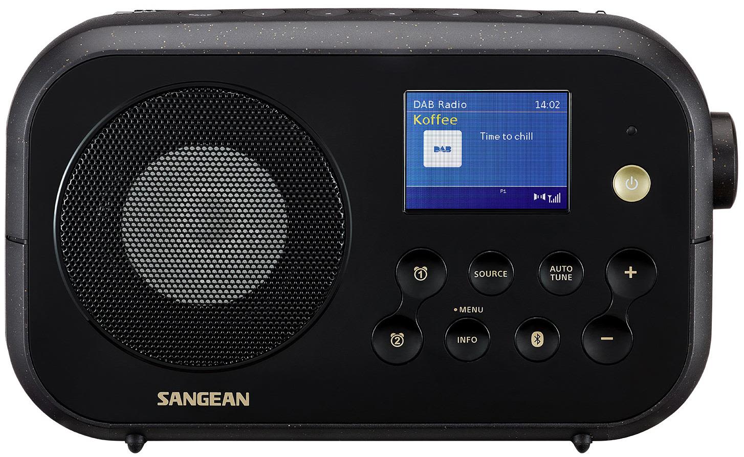 Sangean DPR42BTBLK Radio med display, svart