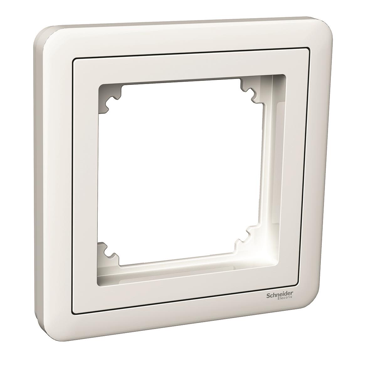 Schneider Electric WDE002801 Kombinationsram IP20, infällt eller utvändigt 87 mm, vit