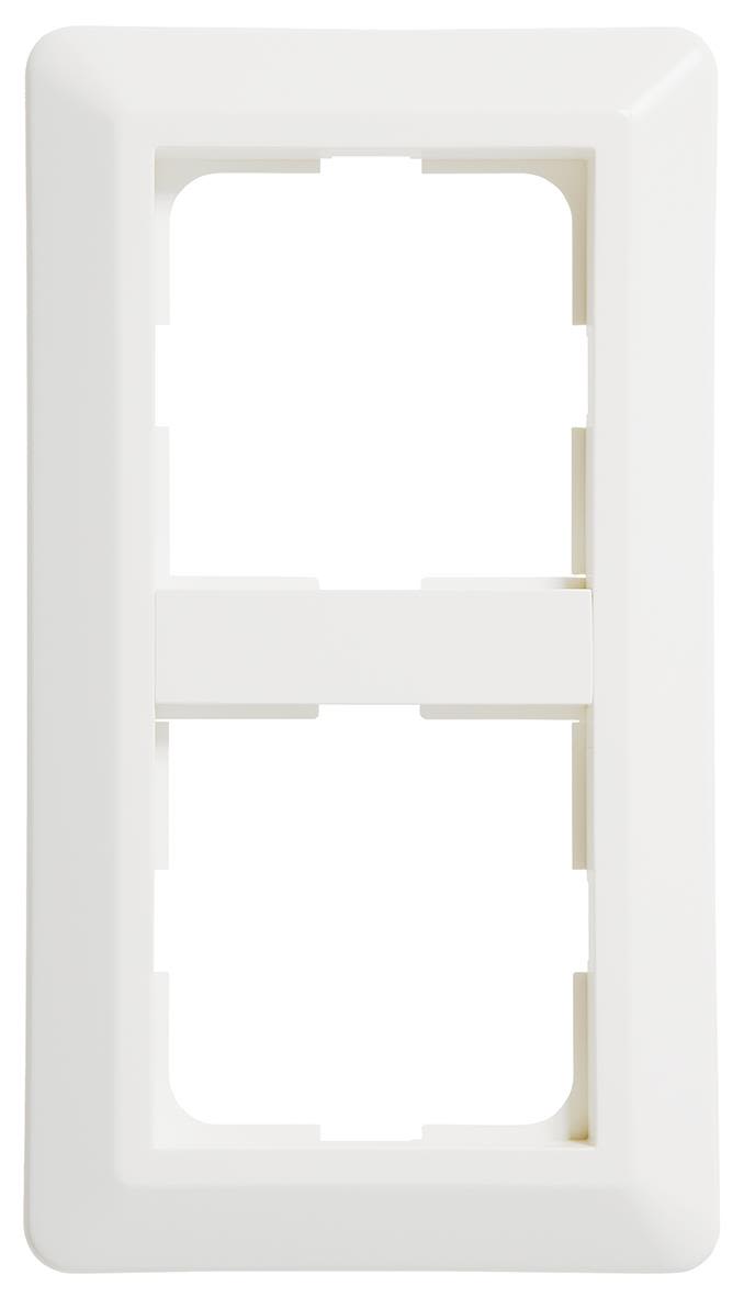Elko EKO07245 Kombinationsram renvit (RAL9003), termoplast 155 mm, 2 fack