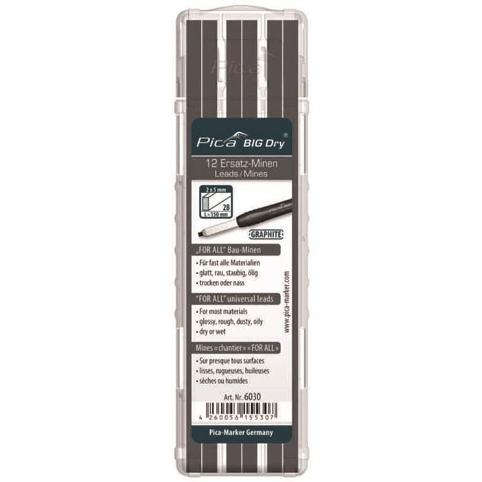 Pica BIG-Dry Grafittstift 12-pakning