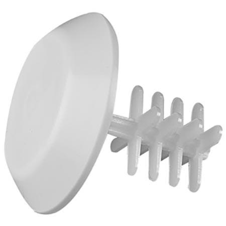 Faluplast 50410 ROT-bricka för rörände, 53 mm Vit