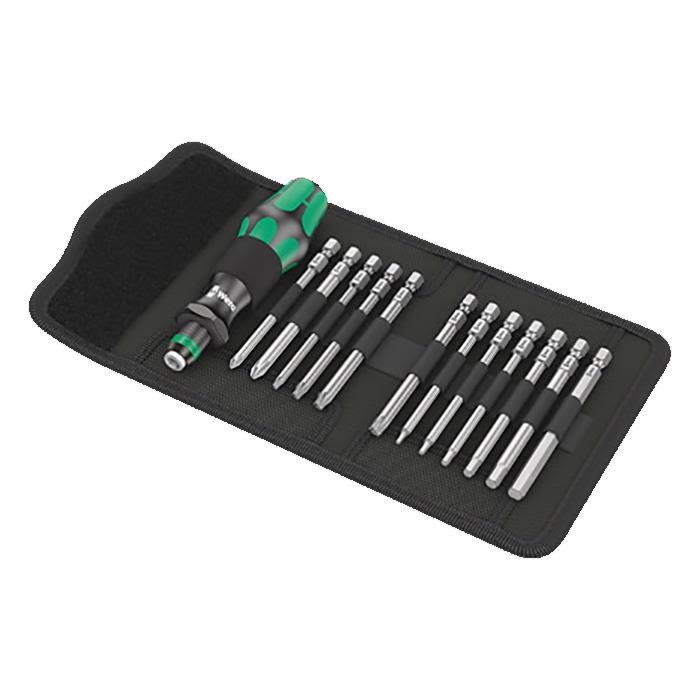 Wera 05004171001, Sykkelverktøy, Verktøyssett til sykkel, Svart, Grønn, T10,T20,T25,T30, 2,2.5,3,4,5,6 mm, 150 mm