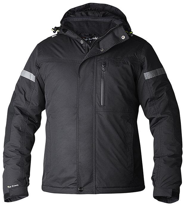 350 Vinterjakke svart Svart