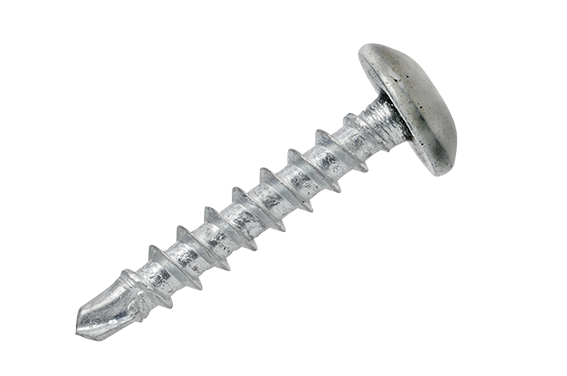 Ejot 905731 Fönsterbleckskruv med borrspets, 4,0 x 20 mm, 500-pack Vit