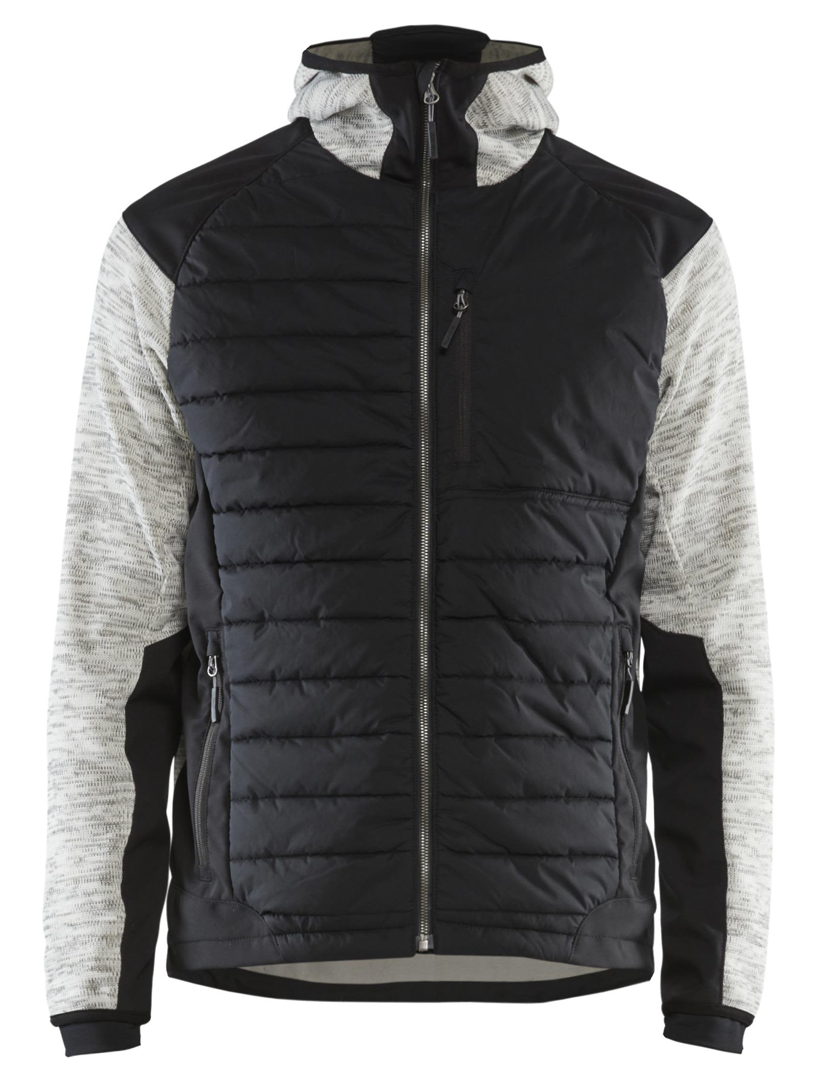 Blåkläder 5930211790994XL Hybridjakke gråmelert / svart Str. 4XL