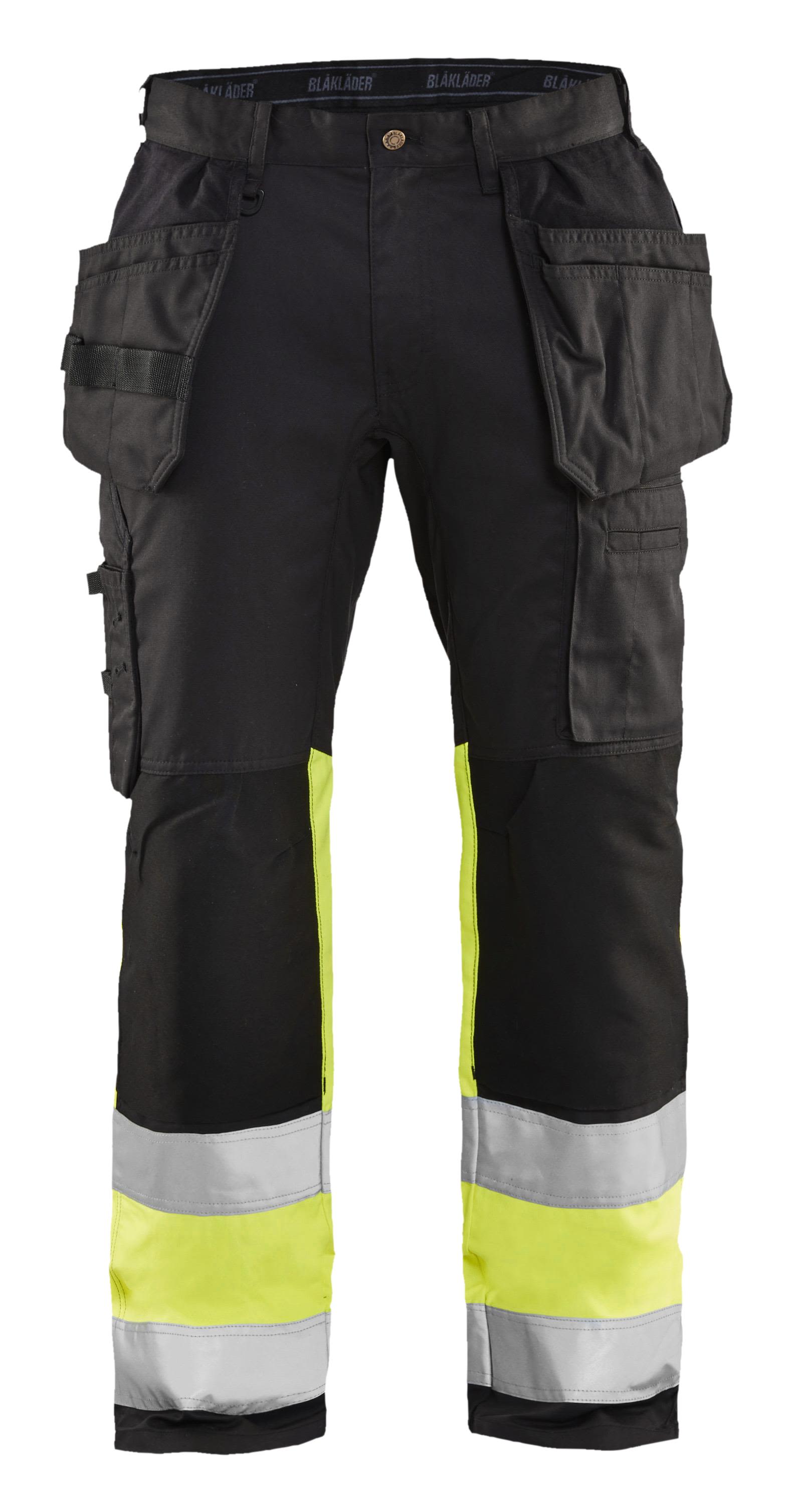 High Vis bukse med stretch Black