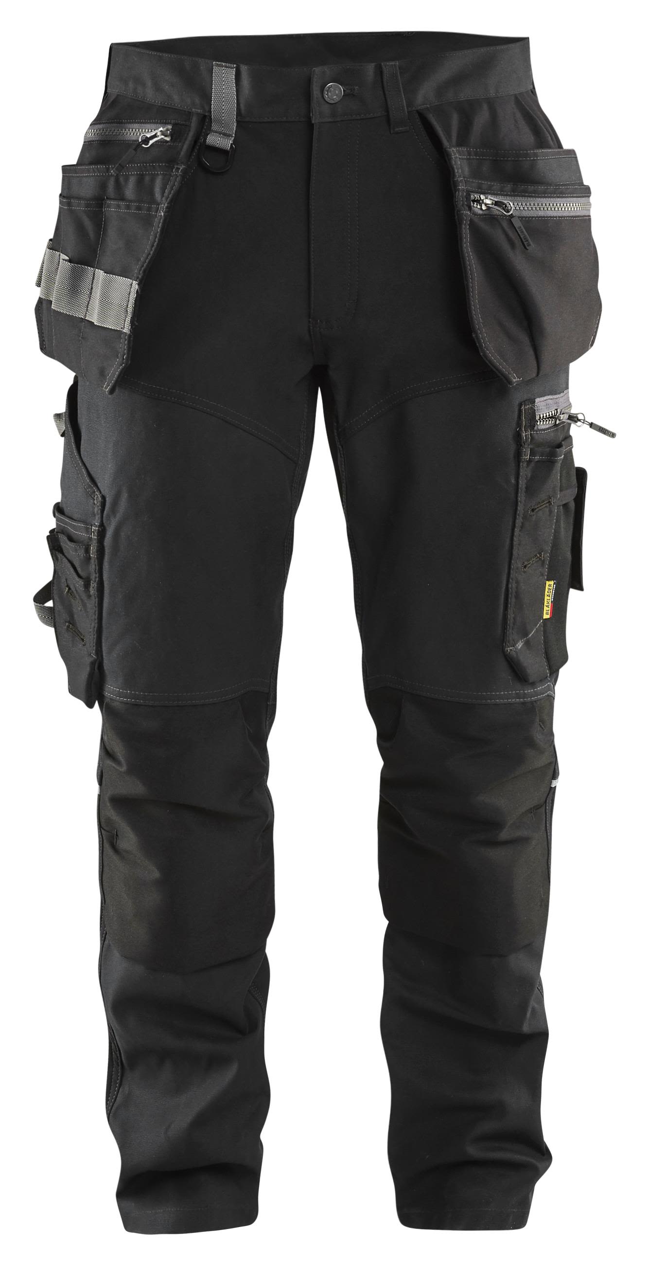 Blåkläder 159913439900C56 Håndverksbukse med stretch, svart Svart