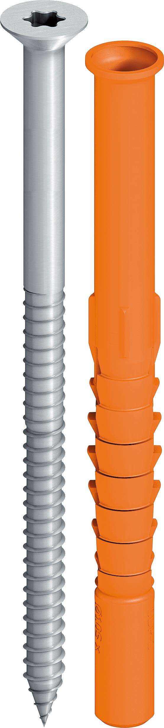 Ejot 8530080420 Fasadeplugg FORSENKET T40-ETA-12/0502 10 x 80 mm, 100-pakning
