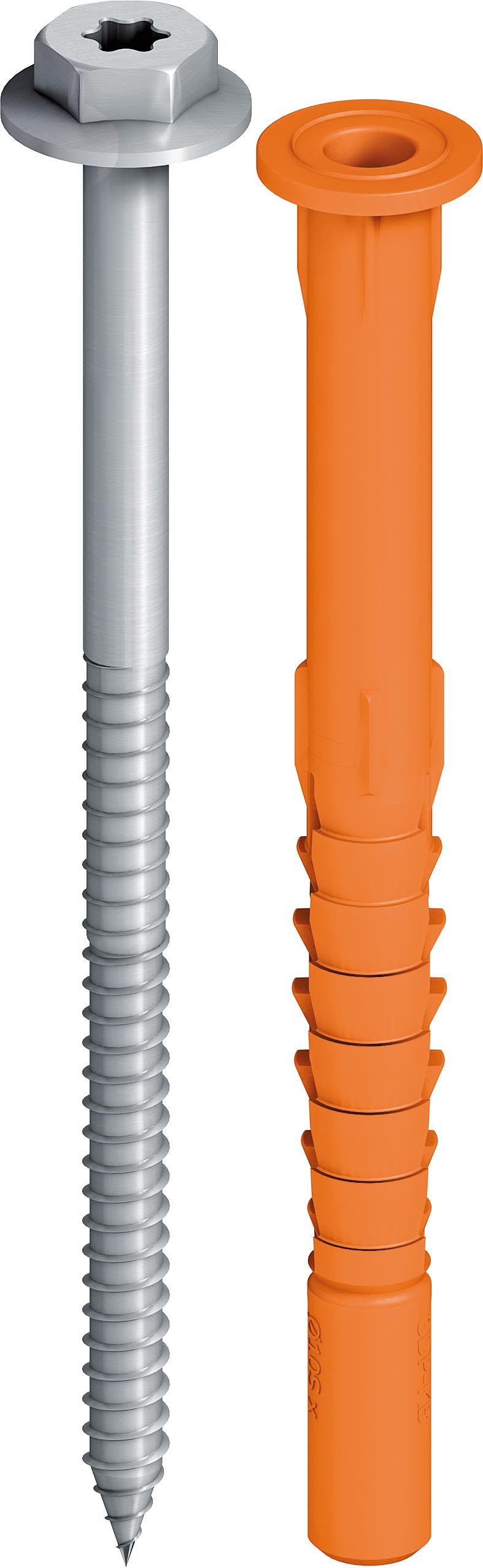 Ejot 8532200420 Fasadeplugg HEX HODE SW13-T40-ETA-12/0502 10 x 200 mm, 50-pakning