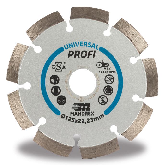 Mandrex Universal Profi Diamantkapskiva 230 mm