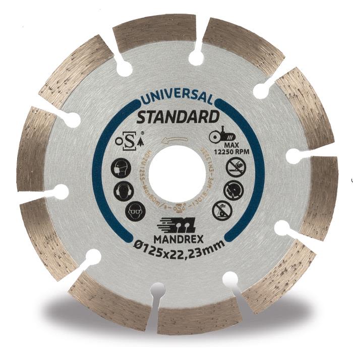 Mandrex Universal Standard Diamantkapskiva 115 mm