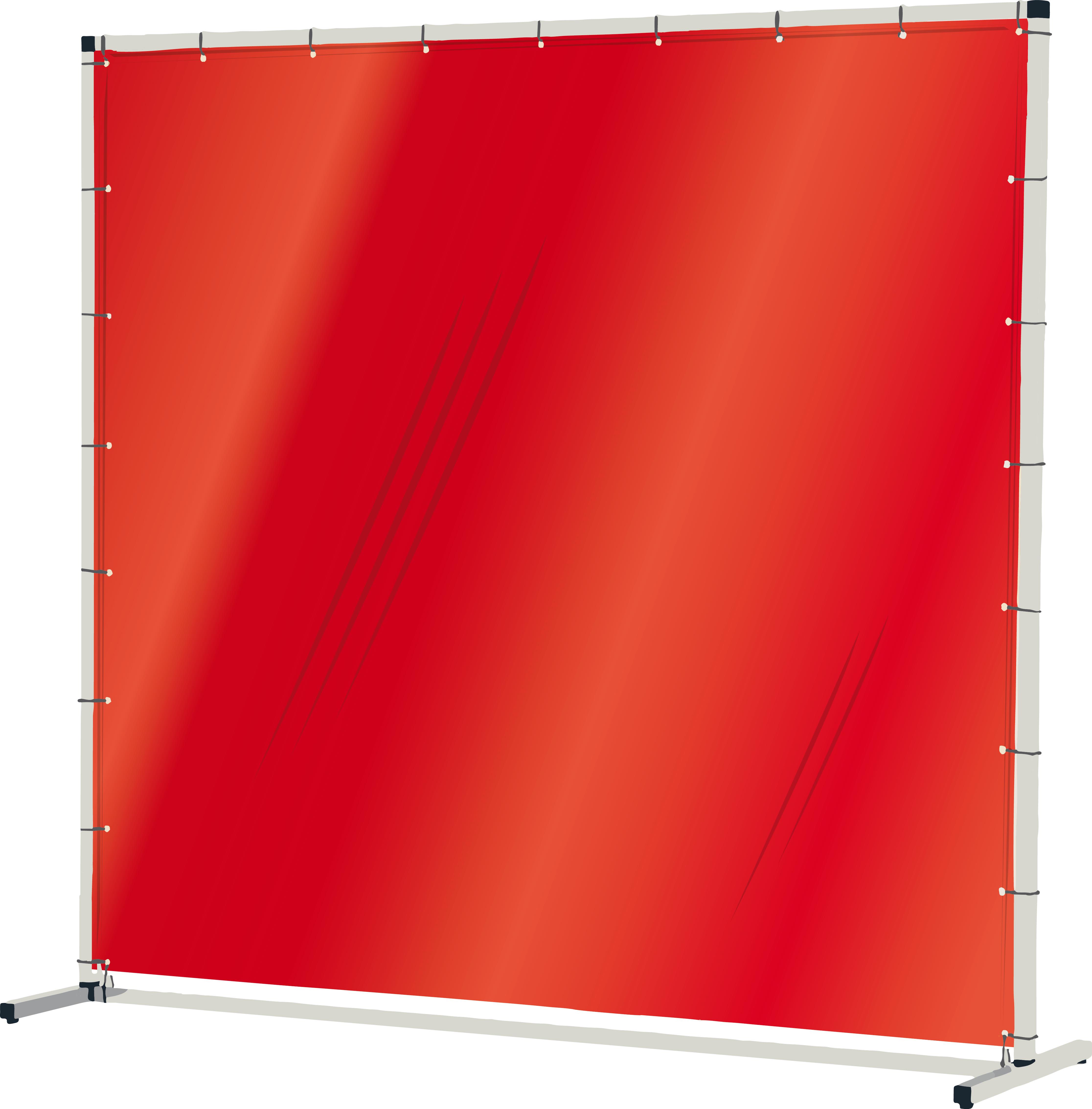 Industridraperier Björndraperiet 104115 Svetsskärm 2 x 1,9 m, transparent Grön
