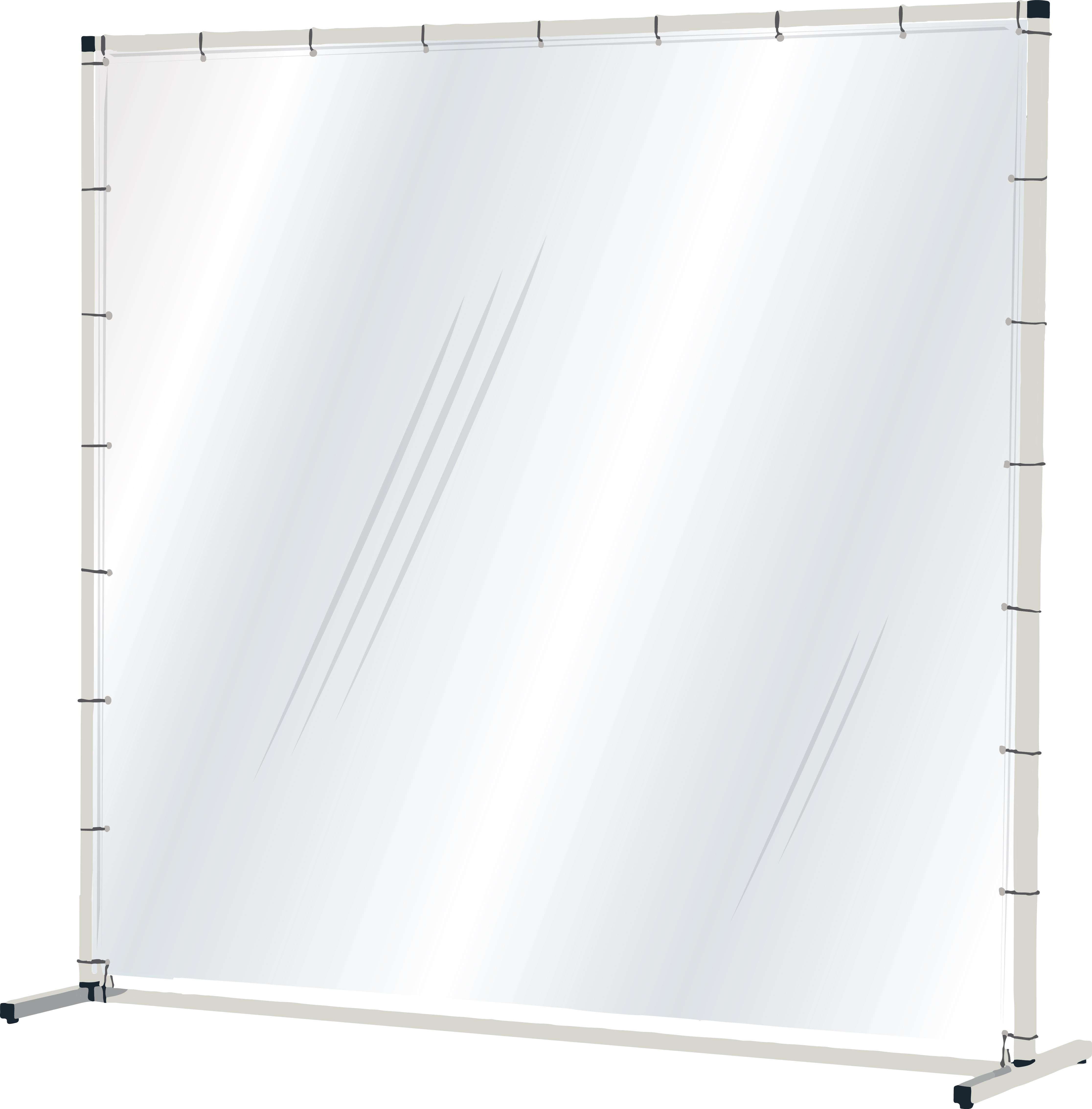 Industridraperier Björndraperiet104101 Svetsskärm 1,5 x 1,9 m, transparent Klar