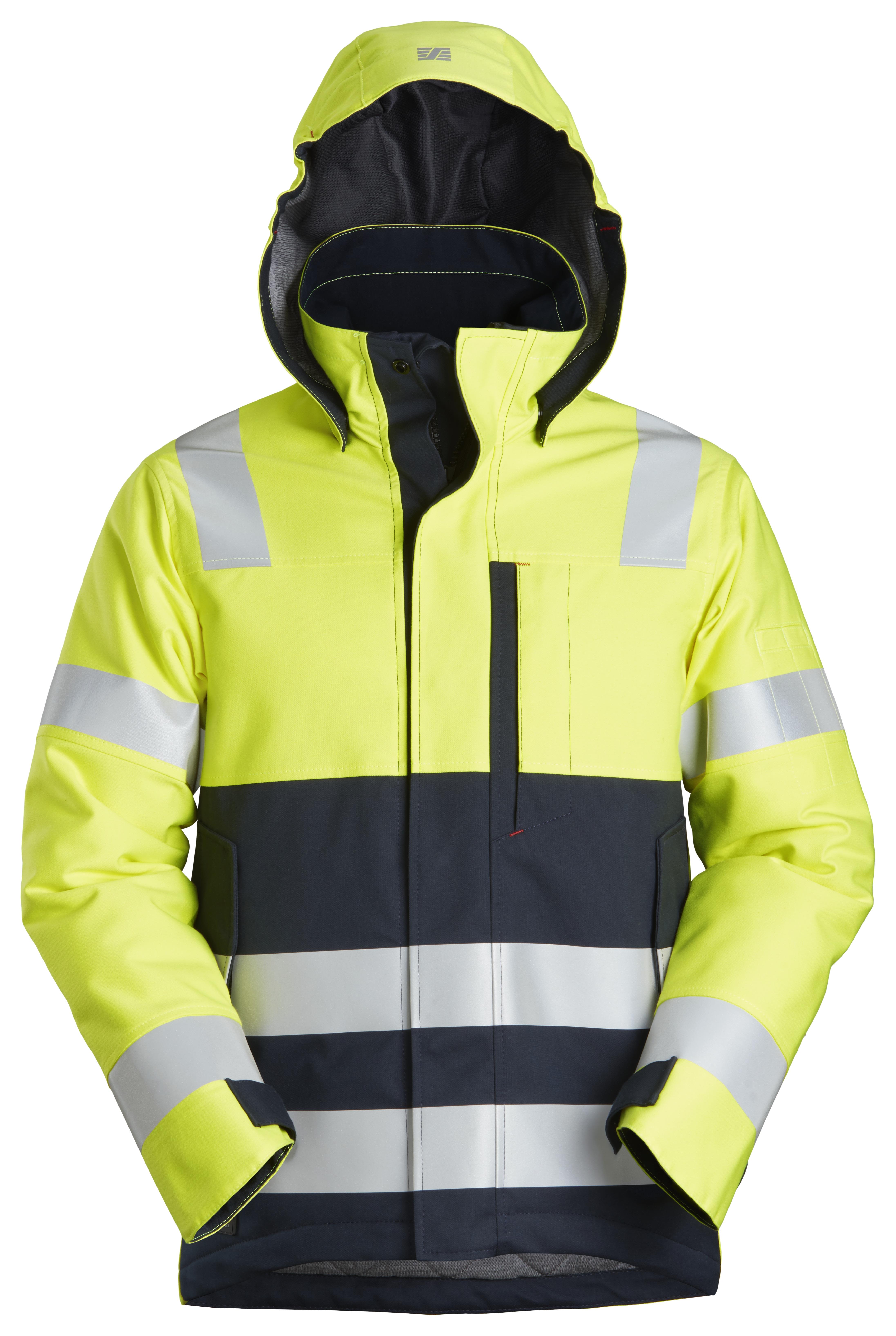 Snickers Workwear 1163 ProtecWork Vinterjakke varsel, gul Varsel, Gul