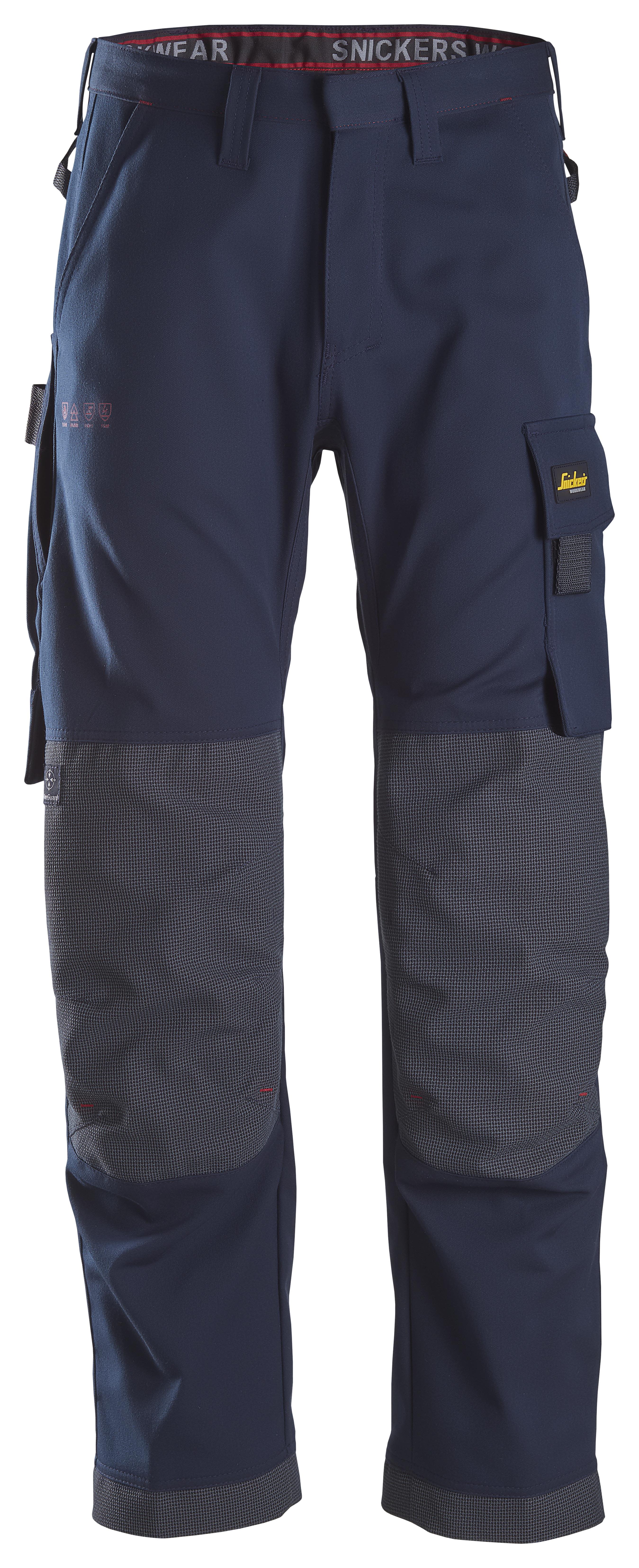 Snickers Workwear 6386 ProtecWork Arbetsbyxa marinblå C162