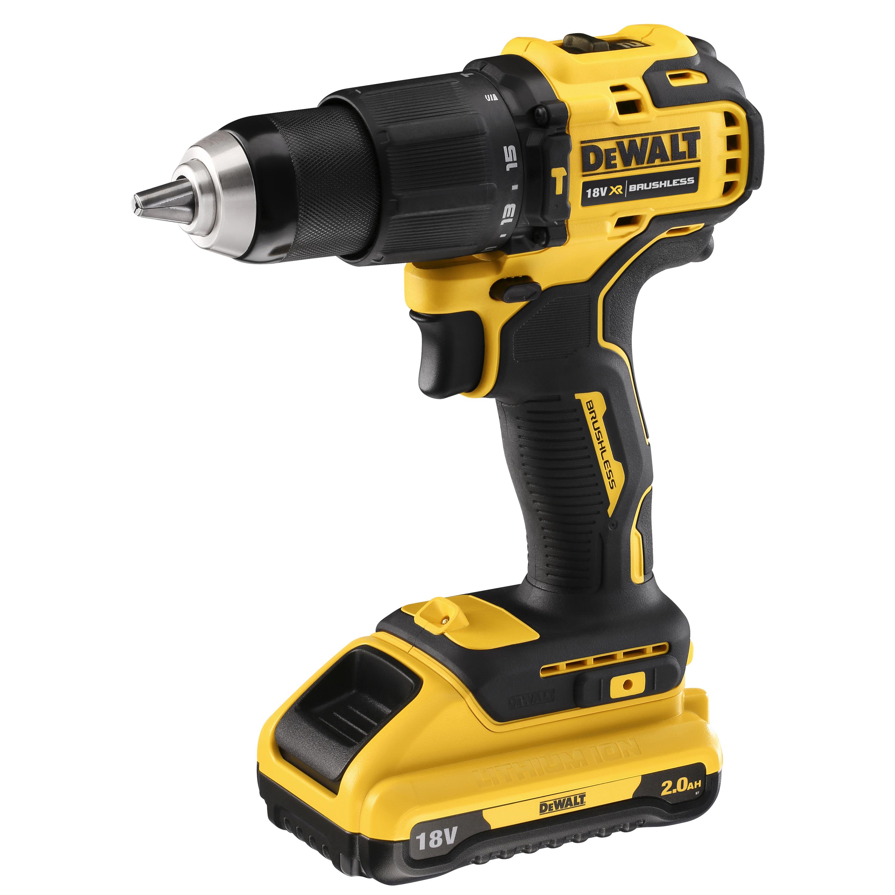 Dewalt DCD709D2T Slagskrutrekker med batteri og lader