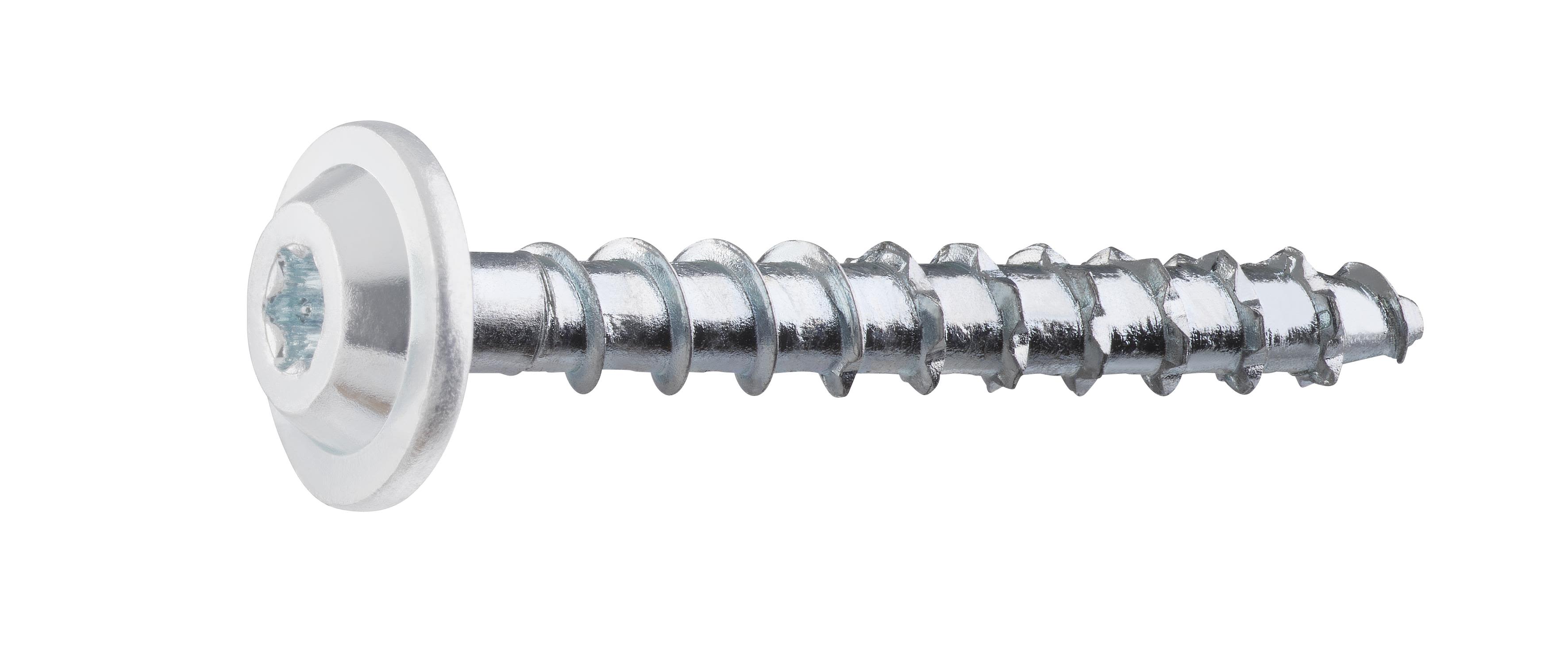 Arne Thuresson MTX50VITC Betongskrue Ø5 mm, hvit, 100-pakning Ø5 x 50 mm
