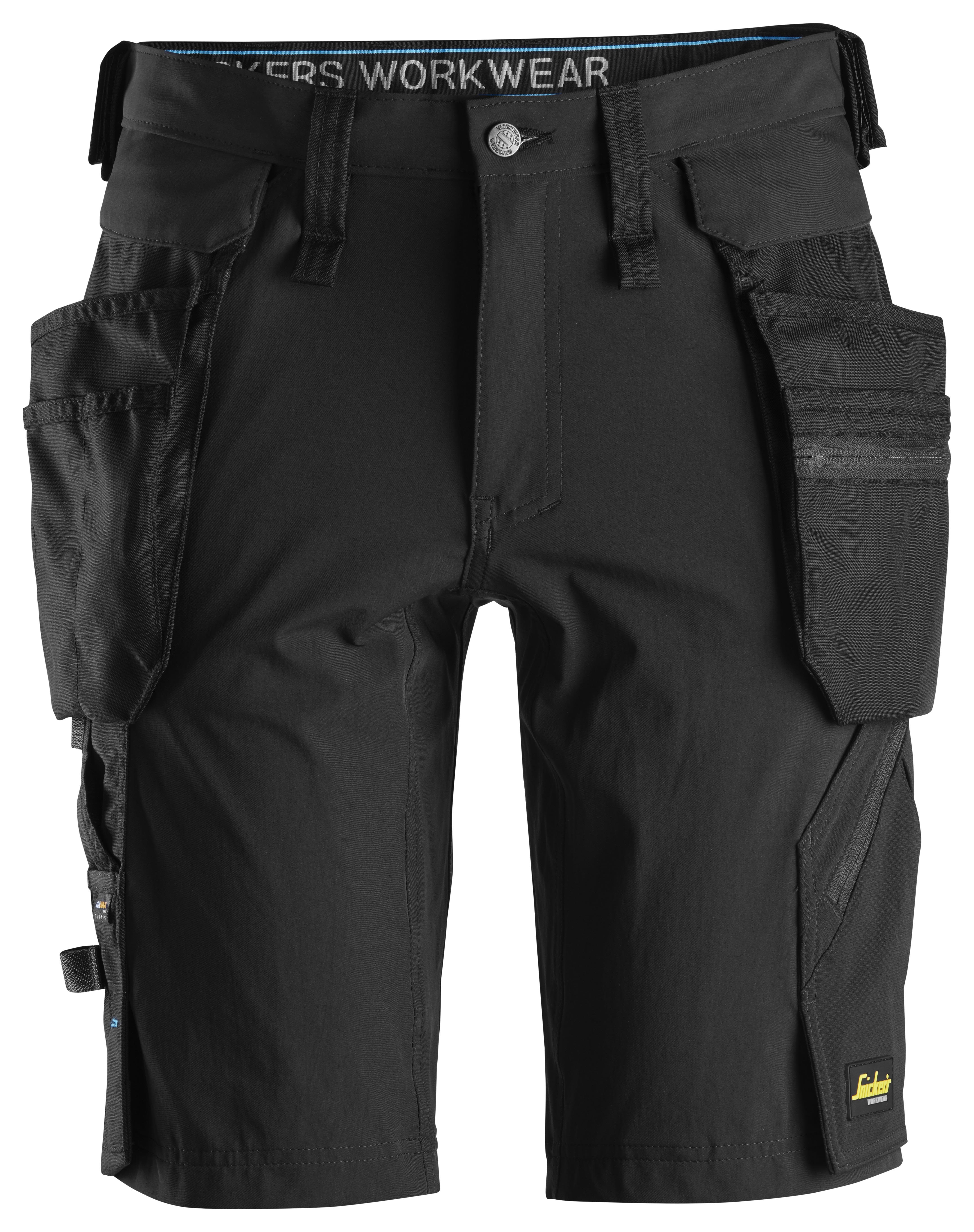 Snickers Workwear 6108 LiteWork Shorts sort Sort