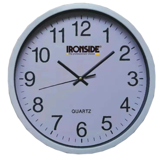 Ironside 900018 Veggklokke Ø 30 cm Hvit