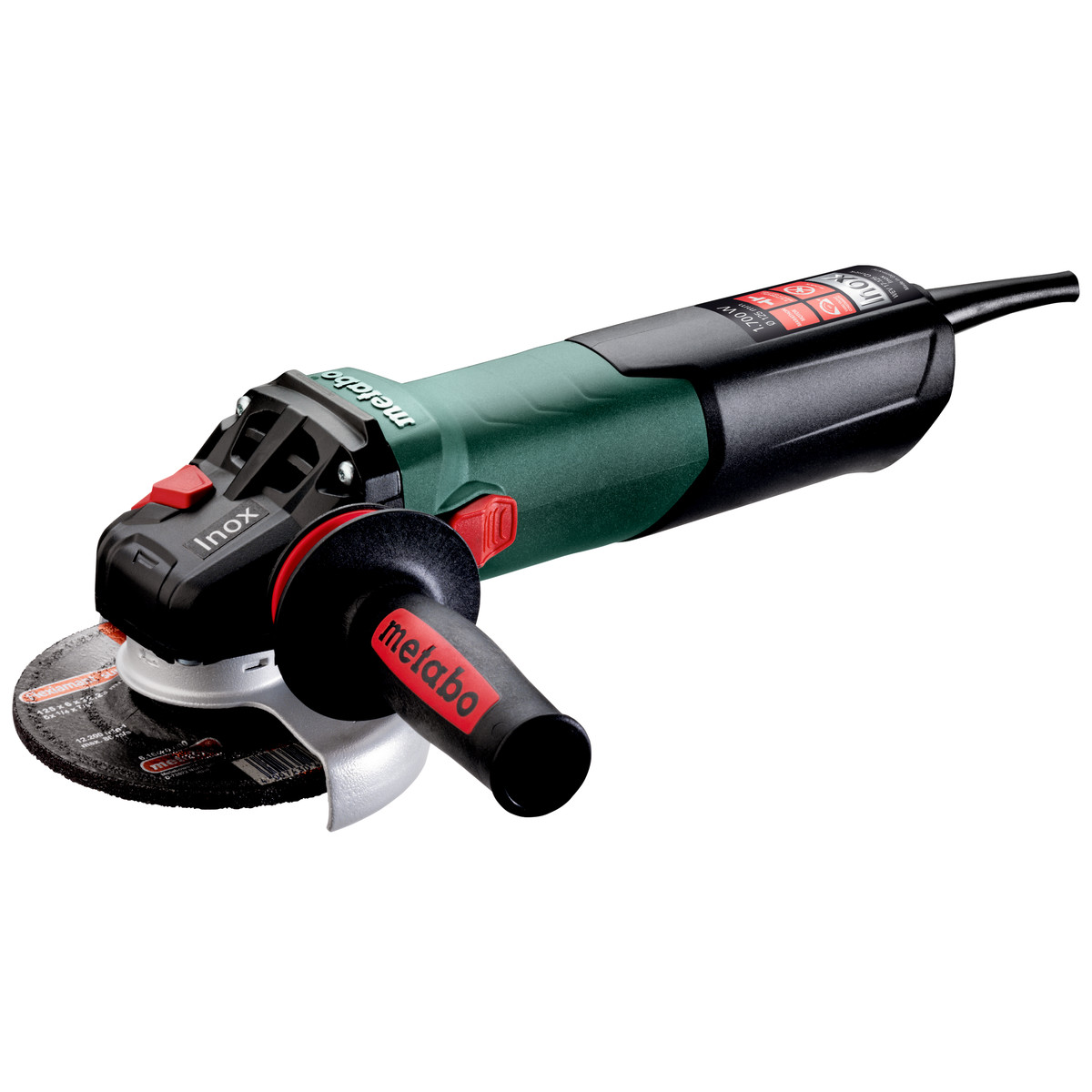 Metabo WEV 17-125 QUICK INOX Vinkelslip 1700 W