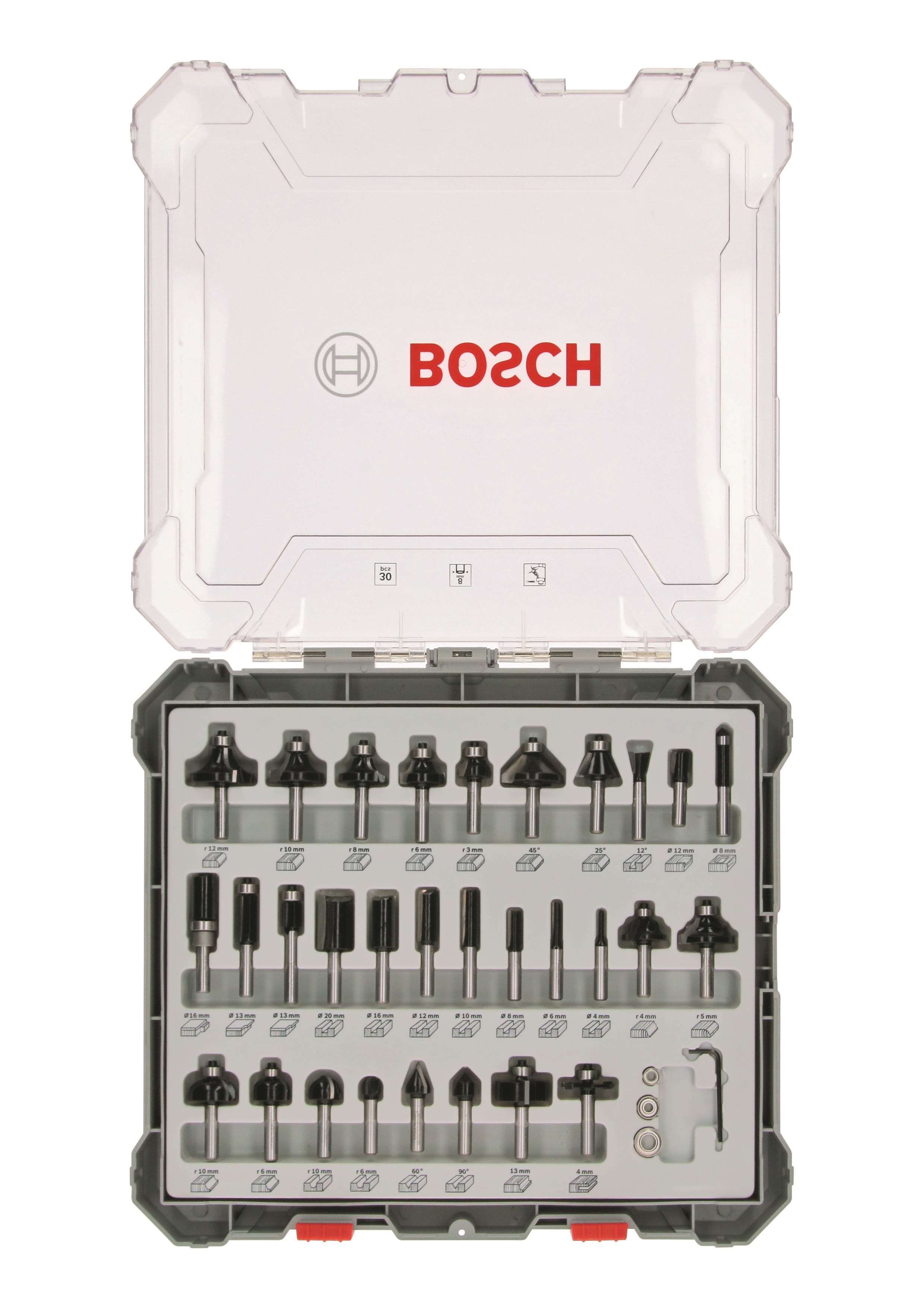 Bosch 2607017475 Jyrsinteräsarja  30-osainen