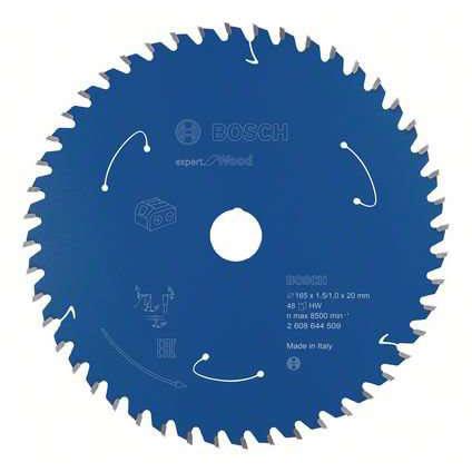 Bosch Expert for Wood Sagklinge 165x1,5x20 mm, 48T 20 mm